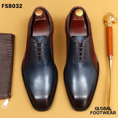 Business oxford shoes british color matching pointed Formal shoes